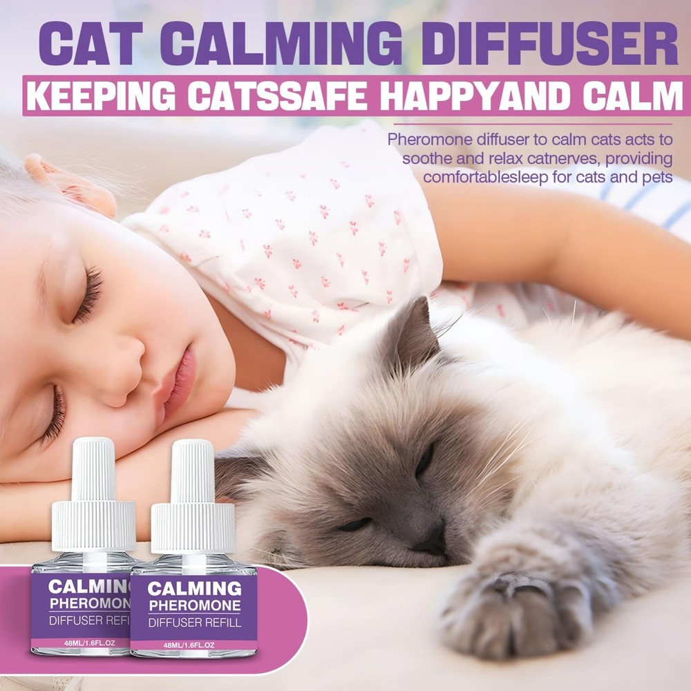 Cat Pheromones Calming Diffuser Refill 6 Pack Multicat Pheromone Diffusers Refil