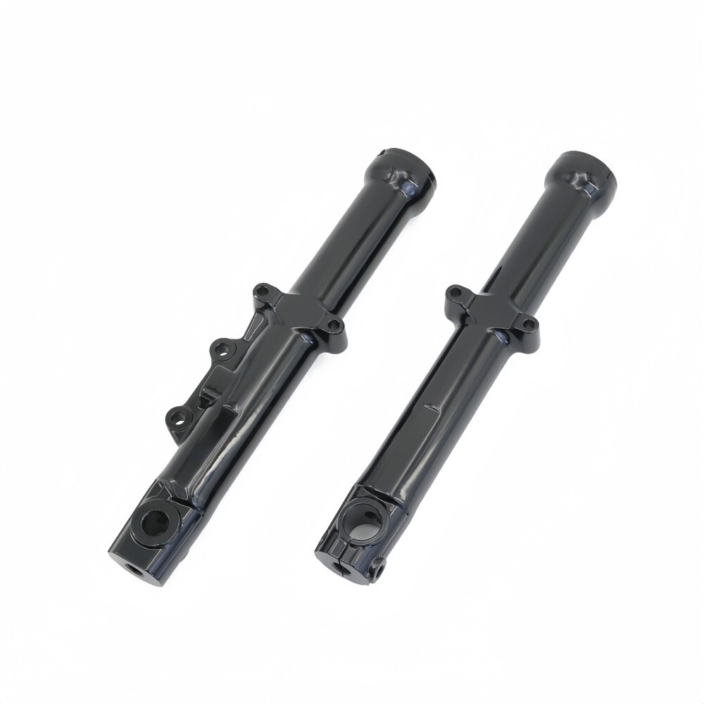 1 Pair Lower Fork Sliders Black For Harley Sportster XL1200T XL883L 2014-2020