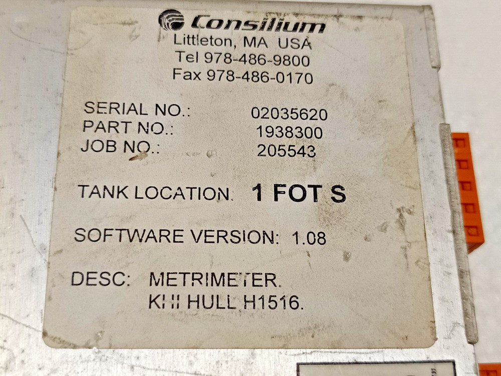 Consilium 101 Process Control EQUIPMENT 1938300