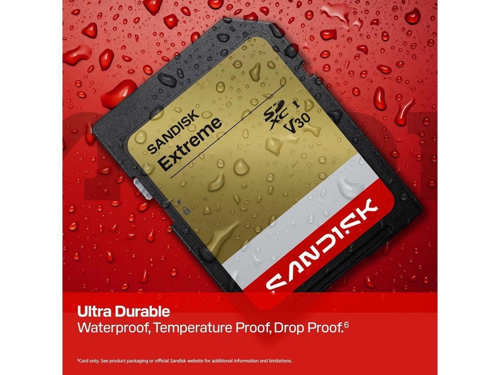 SanDisk Extreme 128GB Secure Digital Extended Capacity (SDXC) Memory Card Model