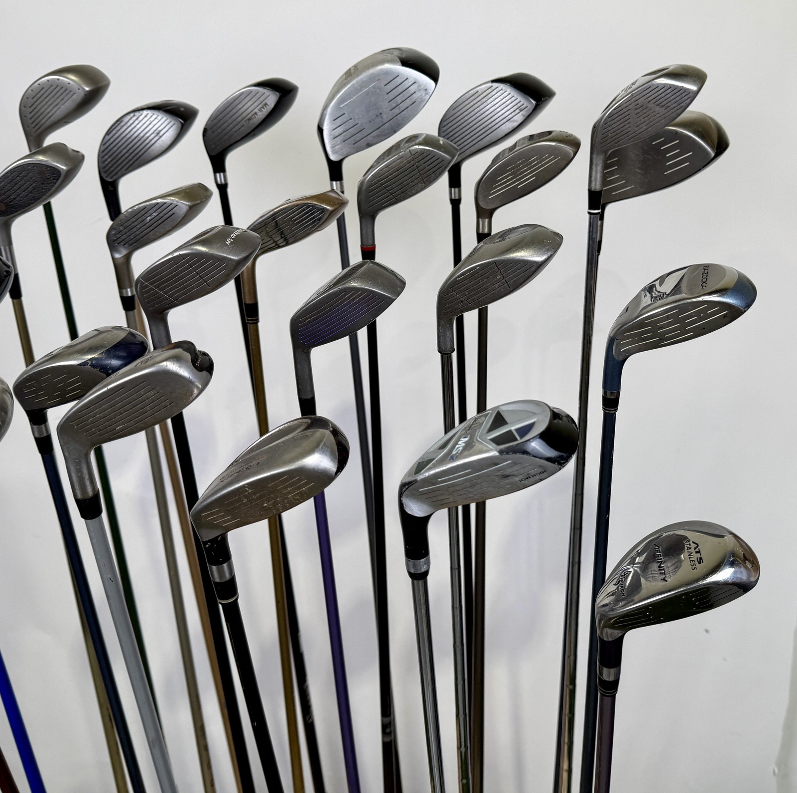 Wholesale Lot of 24 Golf Clubs -Drivers, Fairway, and Hybrids Assorted