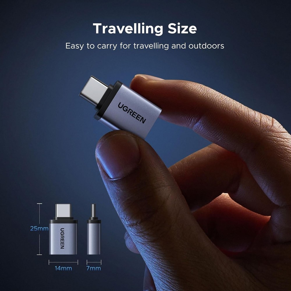 4 Pack USB C to USB Adapter with 10Gbps Speed, Compatible with iPhone & Mac
