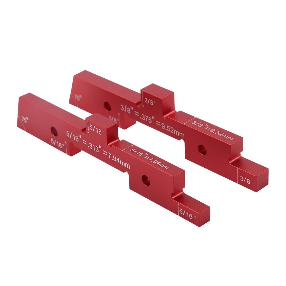 14 Pack Setup Blocks Woodworking Aluminum Precision Router Table Setup Bars