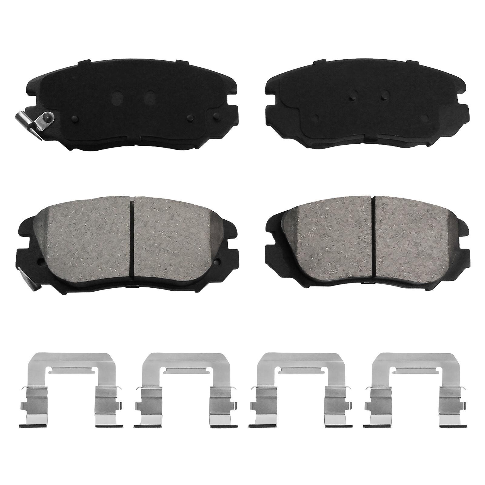 Front Rear Drilled Brake Rotors + Ceramic Brake Pads For 2014-2020 Chevy Impala