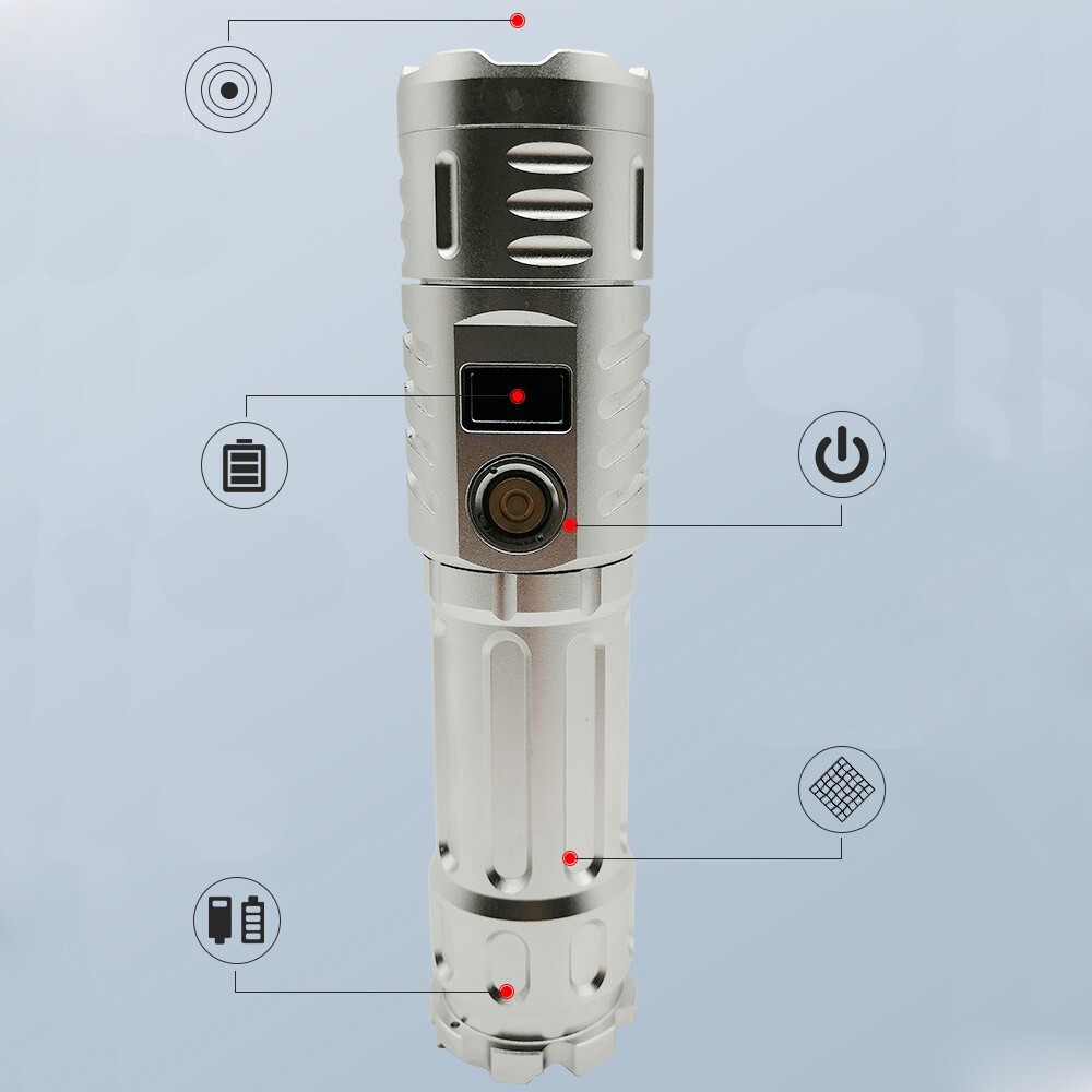 BH7 450nm Adjustable Focus High Power Blue Laser Pointer Visible Laser Beam