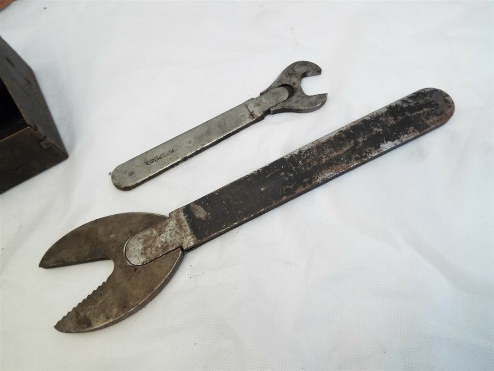 Vintage XceL Multi-Head Wrench Set 2 Handle Park Metalware Multiple Machine Box