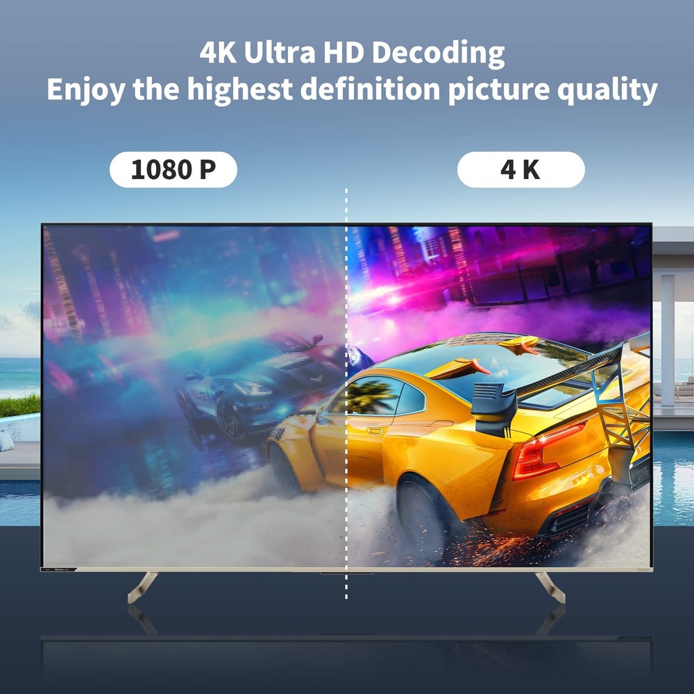 Wireless HDMI Display Dongle Adapter 4K, Wireless Receiver, Streaming Media Vide