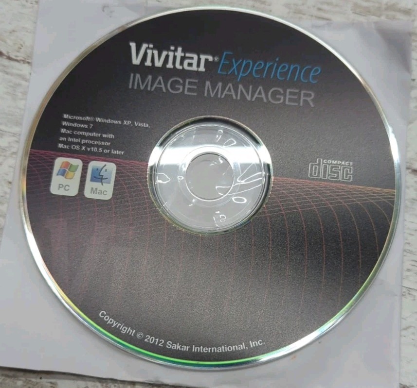 2016 Vivitar Experience Image Manager Software Windows XP Vista 7 Mac OS X v10.5