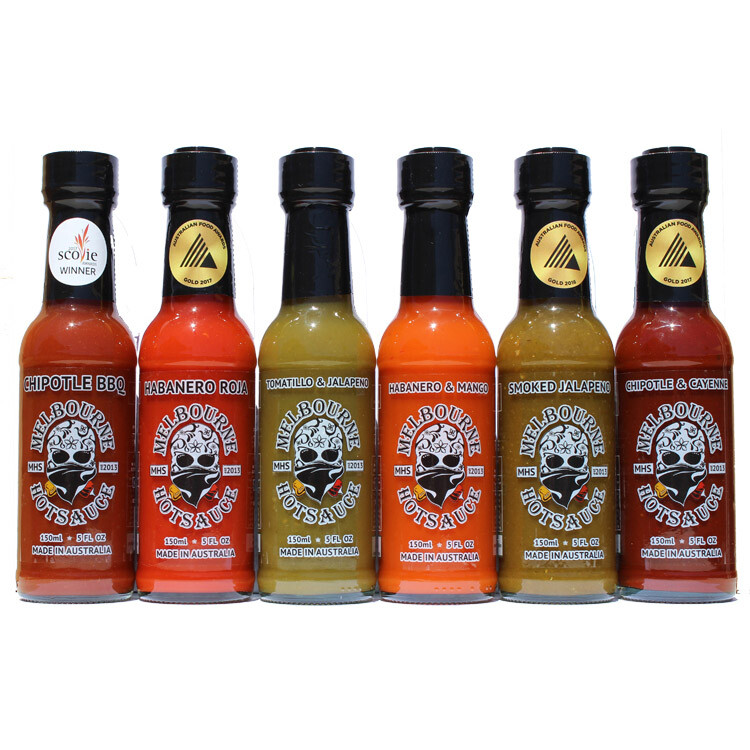 Melbourne Hot Sauce 6 pack