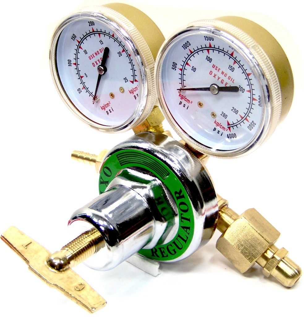 Acetylene Oxygen Gas Welding Regulator Pressure Gauge Fit Victor Solid Brass Set