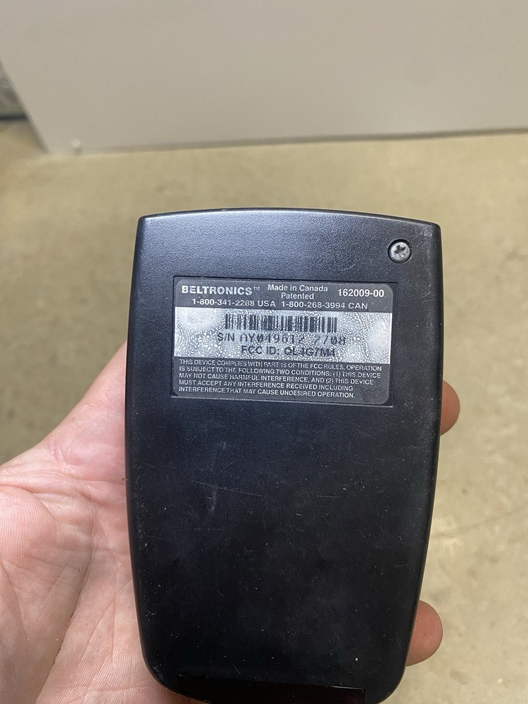 Beltronics Vector 940 Radar Detector- with cord