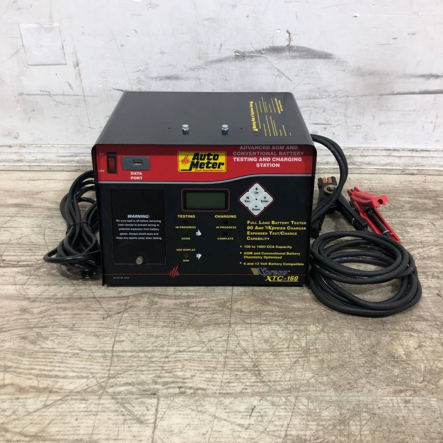Auto Meter XTC-160 AGM Optimized Automatic Battery Tester and Fast Charger