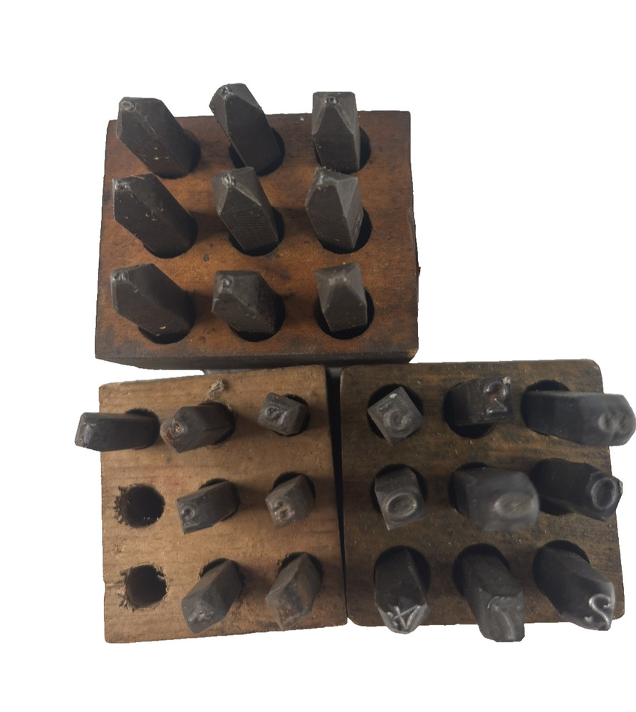 Number stamping sets