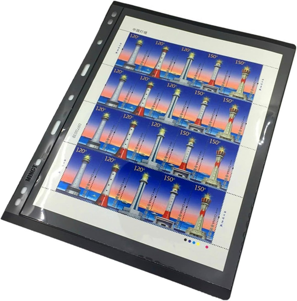 Compact and Professional 20 Sheet Stamp Pages - Enhance Your Collection Display