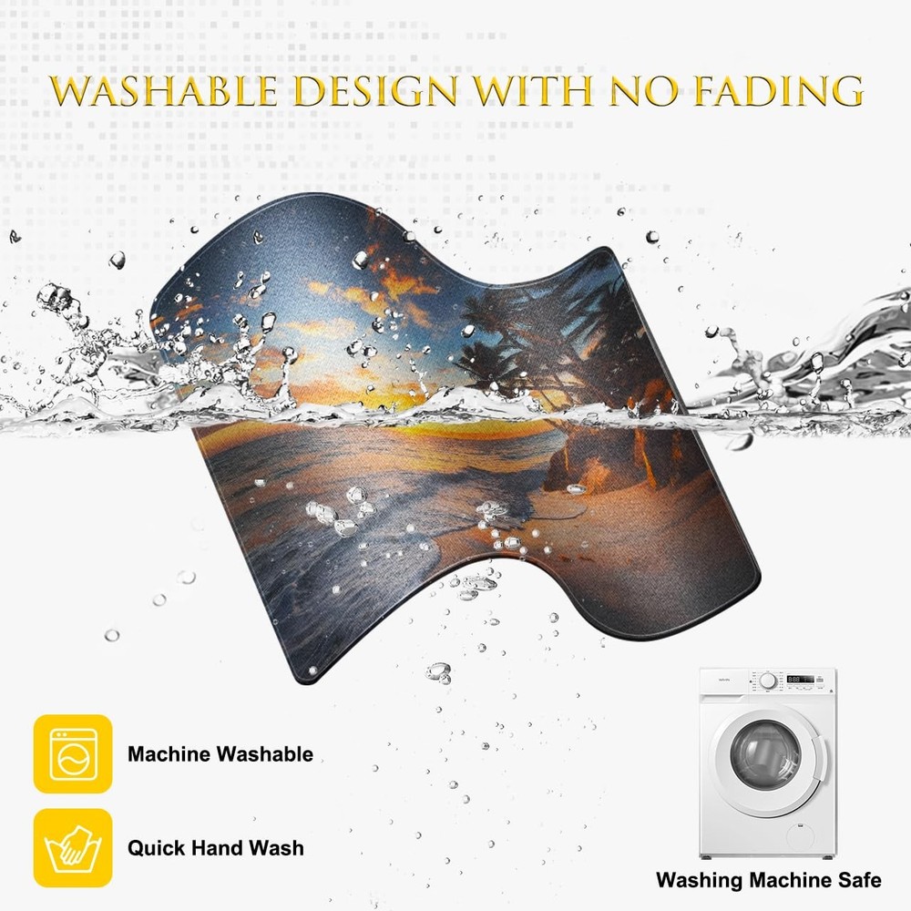 Mouse Pad with Non-Slip Rubber Base, Premium-Textured & Washable Computer Mousep