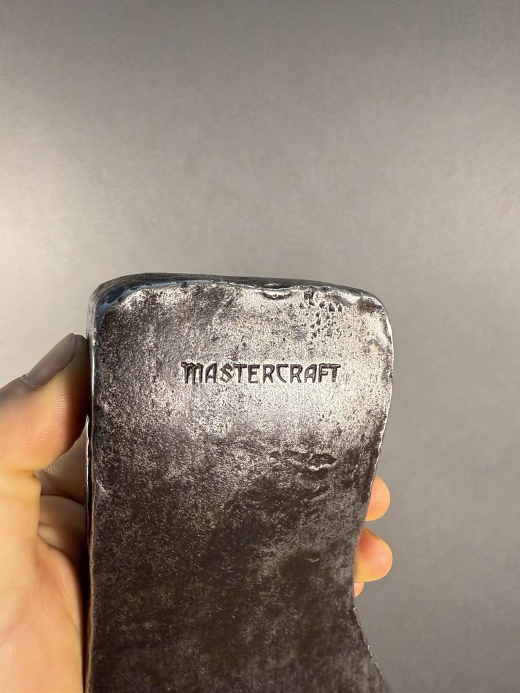 Vintage MASTERCRAFT Single Bit Axe Head. 3lbs 2.1oz.