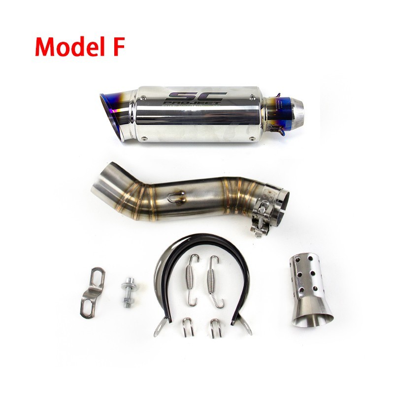 CBR500R 2016-2025 for Honda CB500F CB500X Exhaust Mid Tail Pipe Slip on Muffler