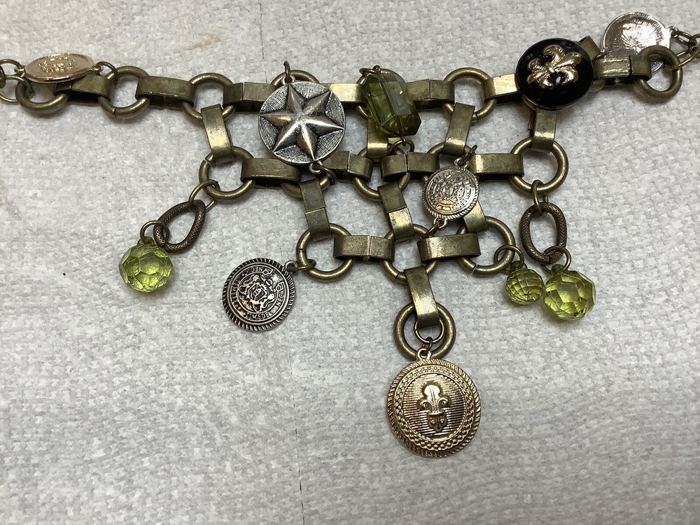 Vintage Mixed Metals Statement Necklace