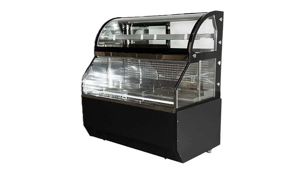NSF Double Deck Open Display Refrigerated Showcase