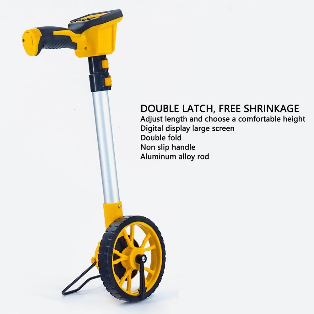 Portable Digital Display Measuring Wheel with Switchable FT/IN/M/CM Units,...
