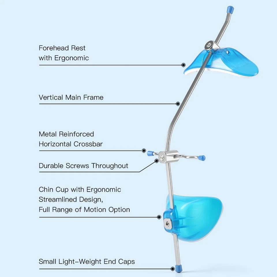 3M type Dental Orthodontic Reverse Pull Headgear Facemask Adjustable Blue