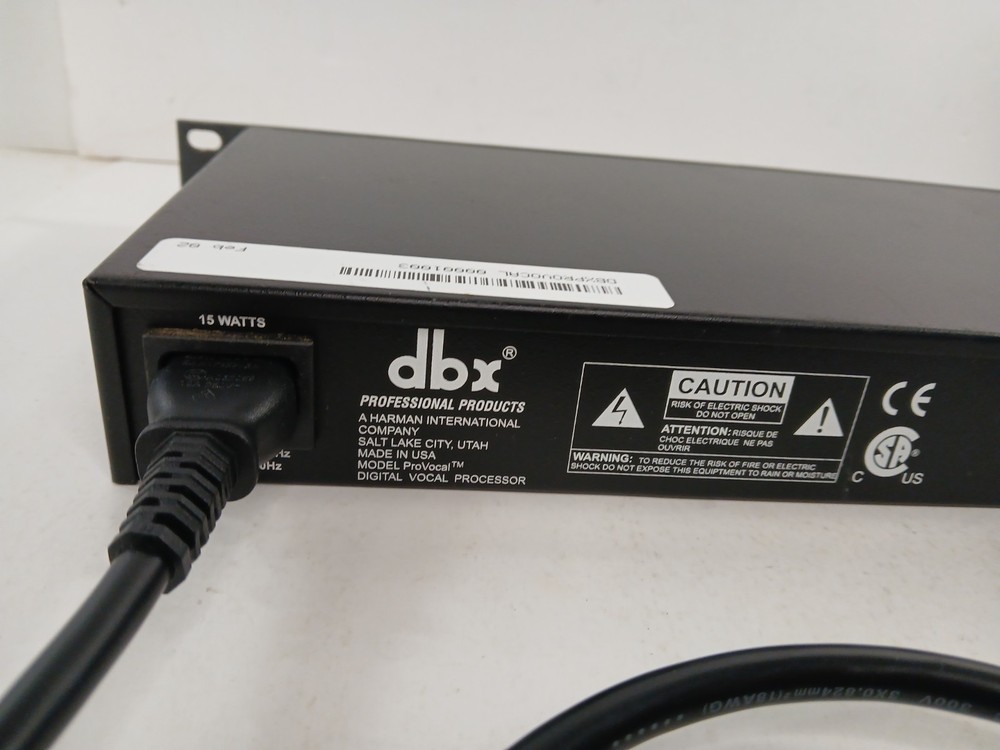 Dbx ProVocal Digital Voice Processor - Tested