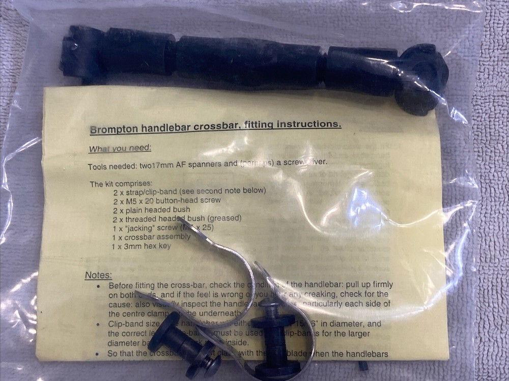 Brompton Handlebar crossbar Bridge for M-Type handlebar