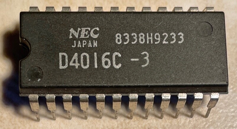 NEC D4016C-3 4016 6116 2K x 8 Static RAM