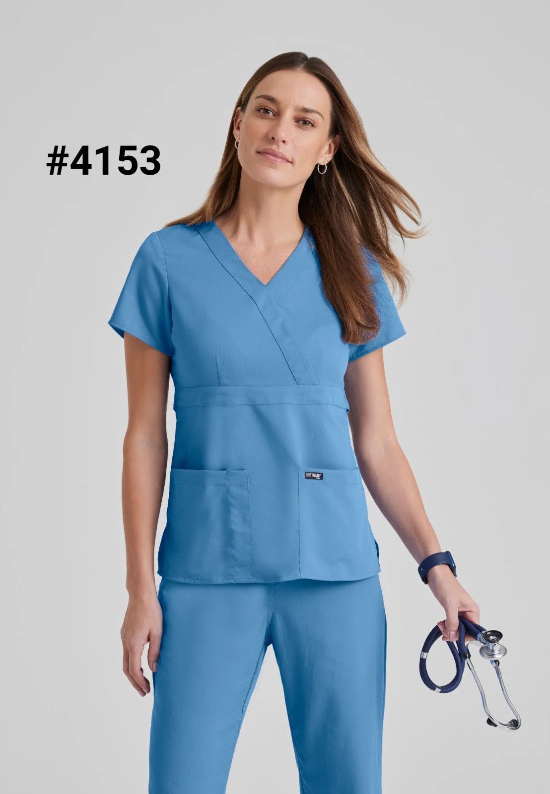 New! Grey's Anatomy Scrub Sets Medical Nurse Scrubs +Free pocket organizer Gift!