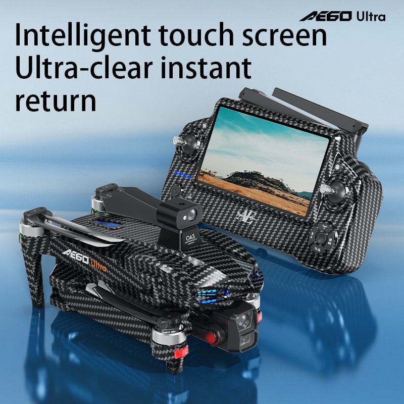 AE60 Screen Control Drone GPS FPV 7KM 3-axis Gimbal 4K Camera Obstacle Avoidance