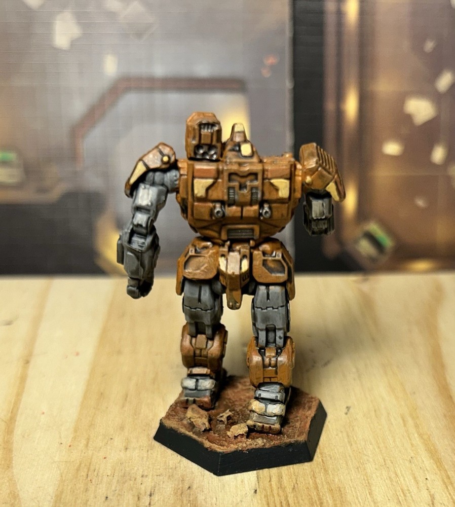 Battletech Battlemaster Mech *painted* Alpha Strike, Clan Wolf