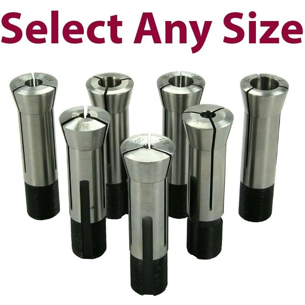 3C Round Collet 1/4, 5/16, 3/8, 7/16, 1/8, 3/16, 1/2
