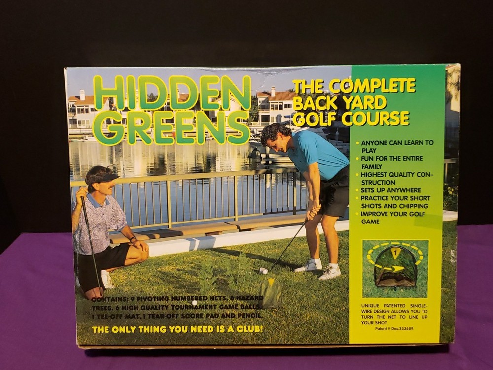 Golf Course Practice Set Complete Backyard Golf Putting Course Hidden Greens