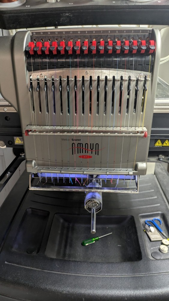 Melco Amaya XT 16 Needle Embroidery Machine