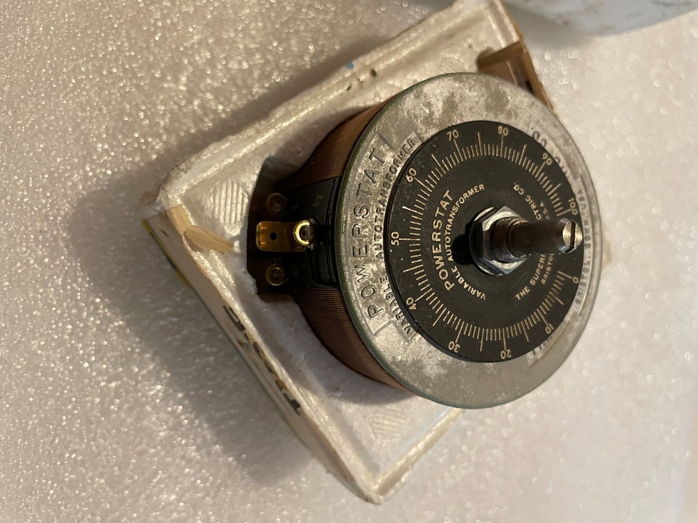 SUPERIOR ELECTRIC VARIABLE TRANSFORMER 10B – USED AND UNTESTED