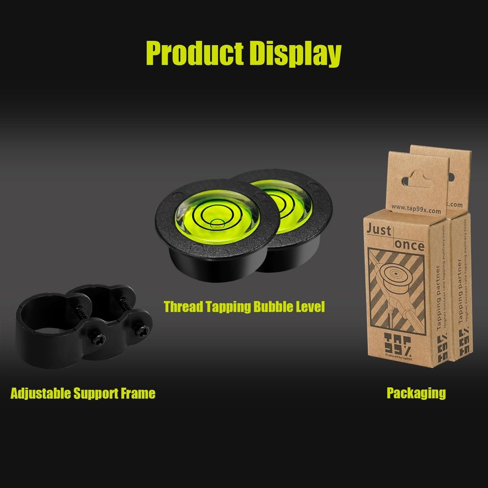 Tap Handle Tool Level, Tap Guide, Small Level Bubble, Magnetic Bubble Level, Ma