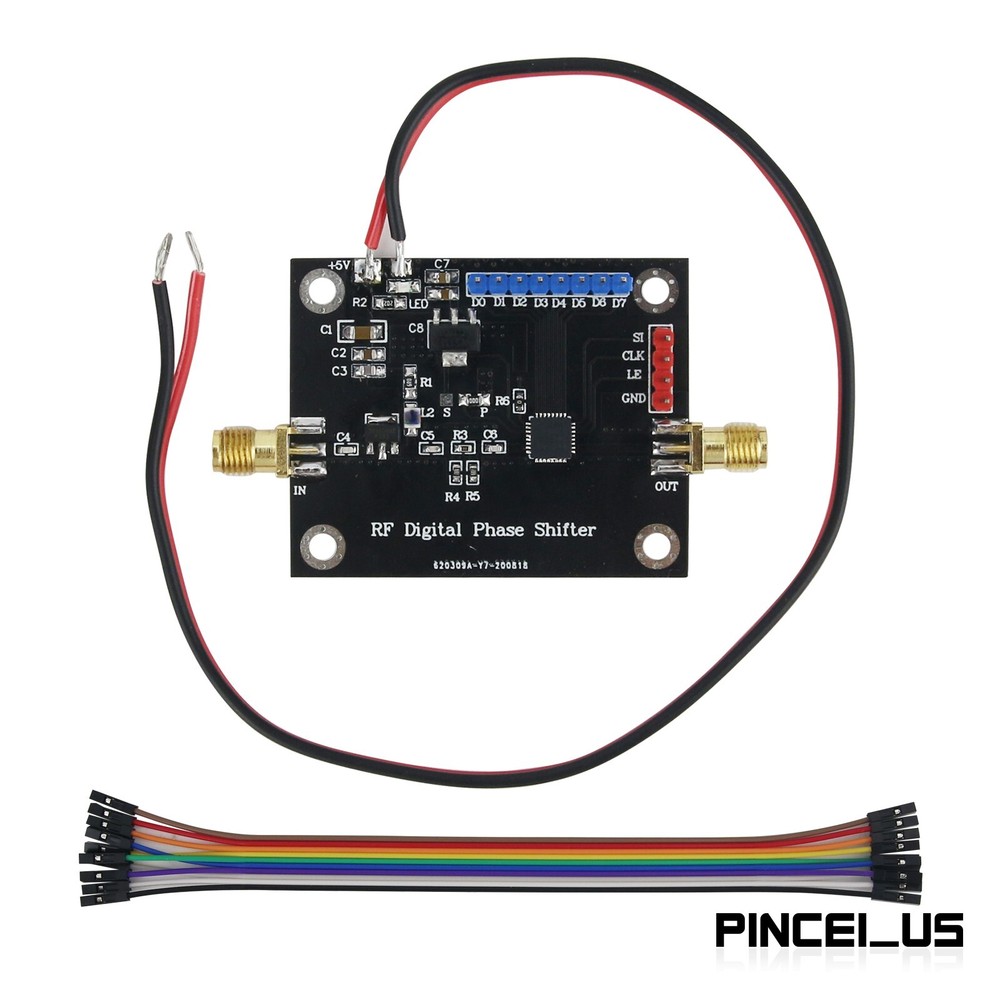 1-2.2GHz RF Digital Phase Shifter Microwave Broadband Phase Shift Module 8Bit