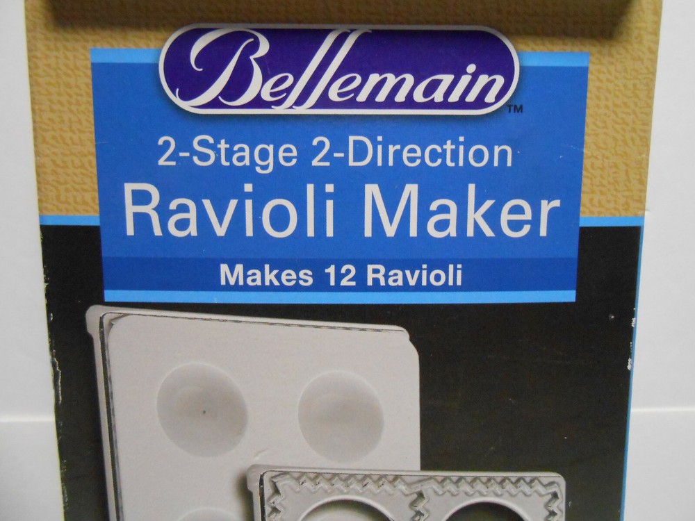 BELLEMAIN 2-STAGE 2-DIRECTION RAVIOLI MAKER MAKES 12