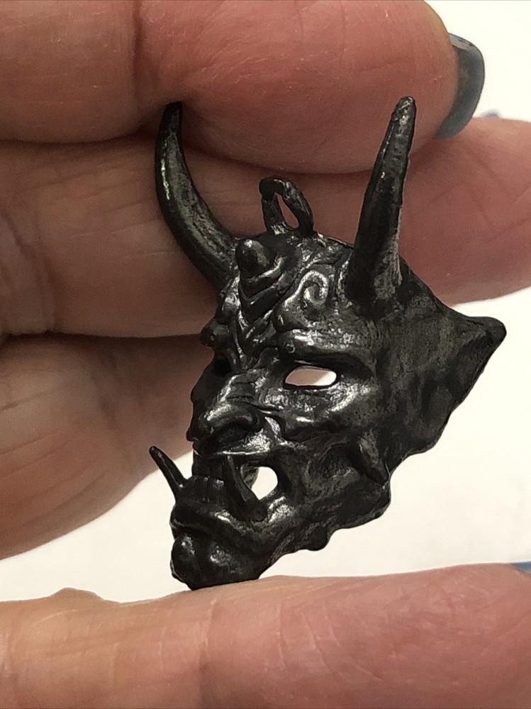 Brass Mask Pendant