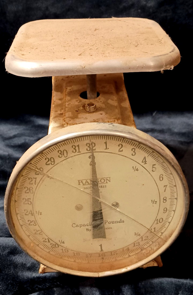 Old Vintage Hanson 2lb Scale