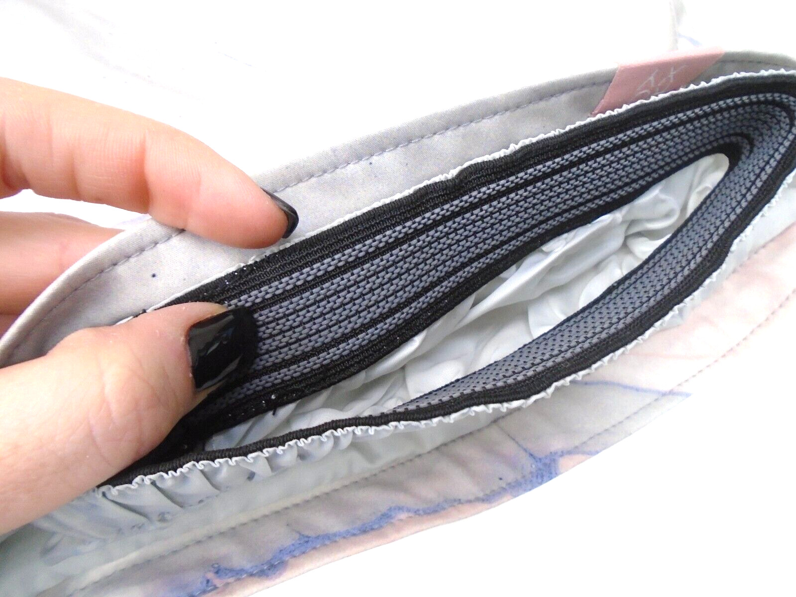 ROXY CHLOE KIM WOMEN'S MEDIUM GRAY / VIOLET MARBLE SKI SNOWBOARD WINTER PANTS