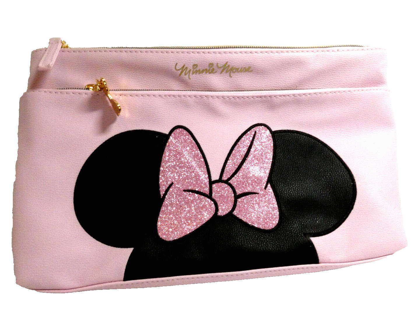 Minnie Mouse Pink Pouch Disney Cosmetic Bag Large Travel Makeup Case Primark NWT