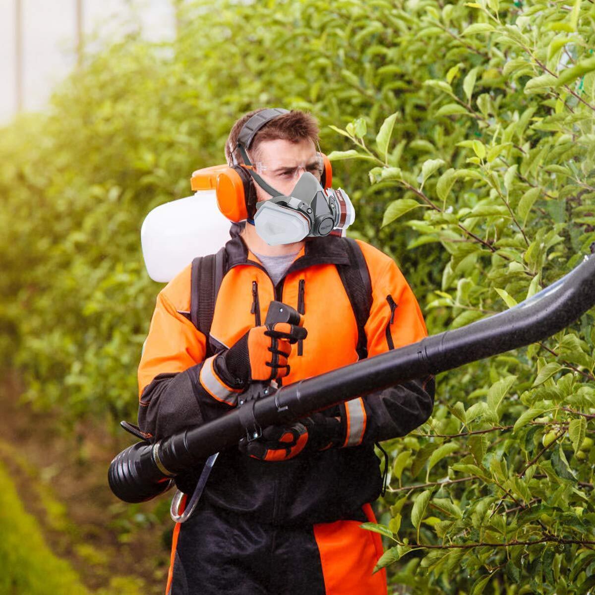 PRO 6200 Half Face Gas Mask Cover Painting Spraying Respirator Work Facepiece