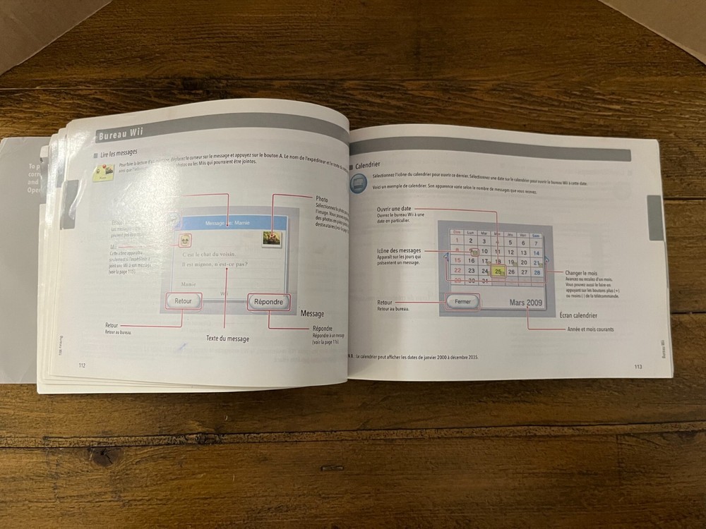 Nintendo Wii Original Manual & Operations System Setup Book w/ Controller Insert