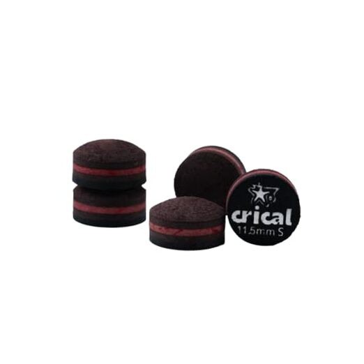 Pool Cue Tips 5 Layer Pooltick Tips (Hardnessoft/Medium/Hard) 11.5mm S