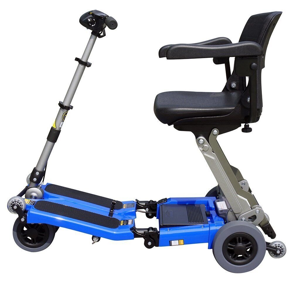 Luggie ELITE Folding Mobility Scooter, Blue