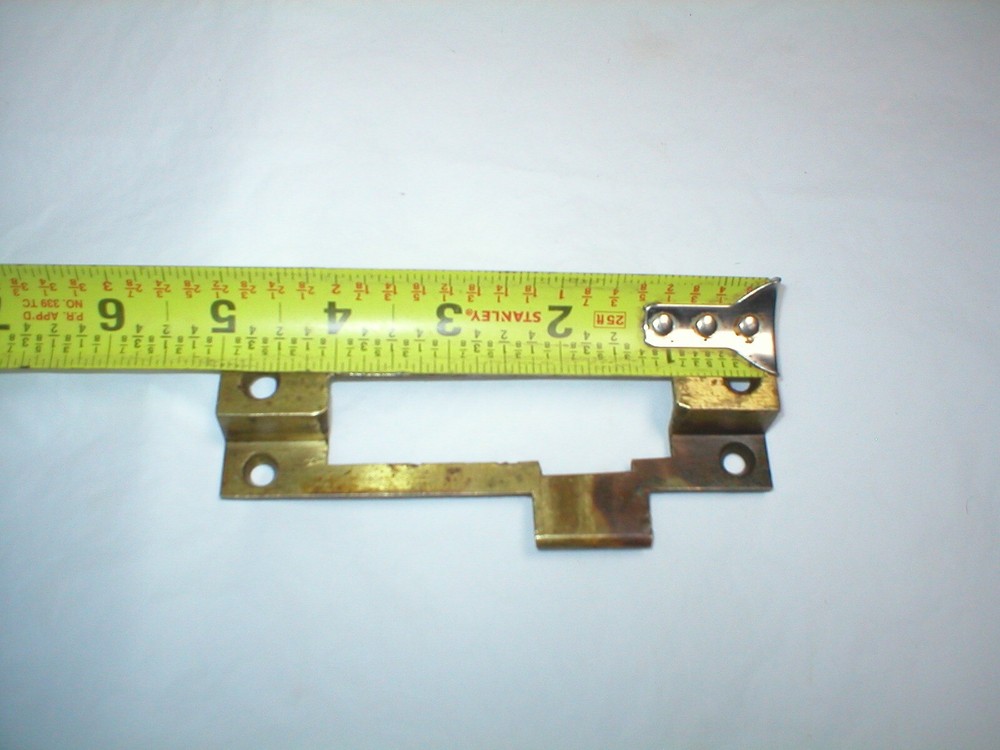 Antique Solid Brass Rabbit Striker Plate