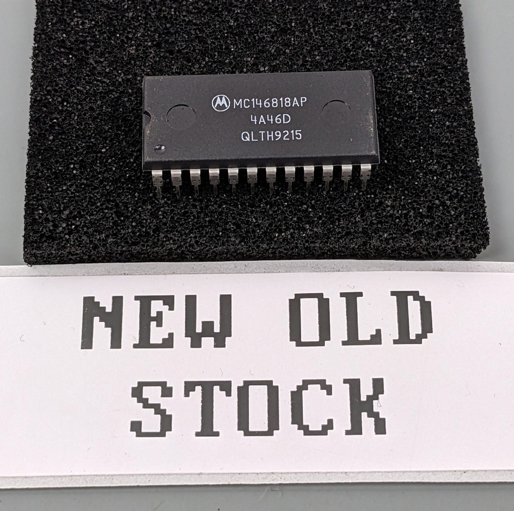 (2) Motorola MC146818AP Real-Time Clock + RAM (RTC) ICs