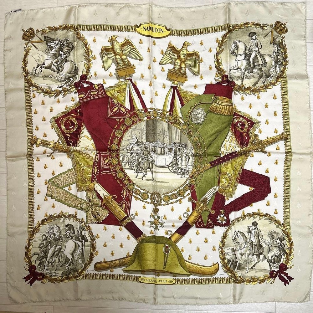 Hermes Napoleon Silk Scarf