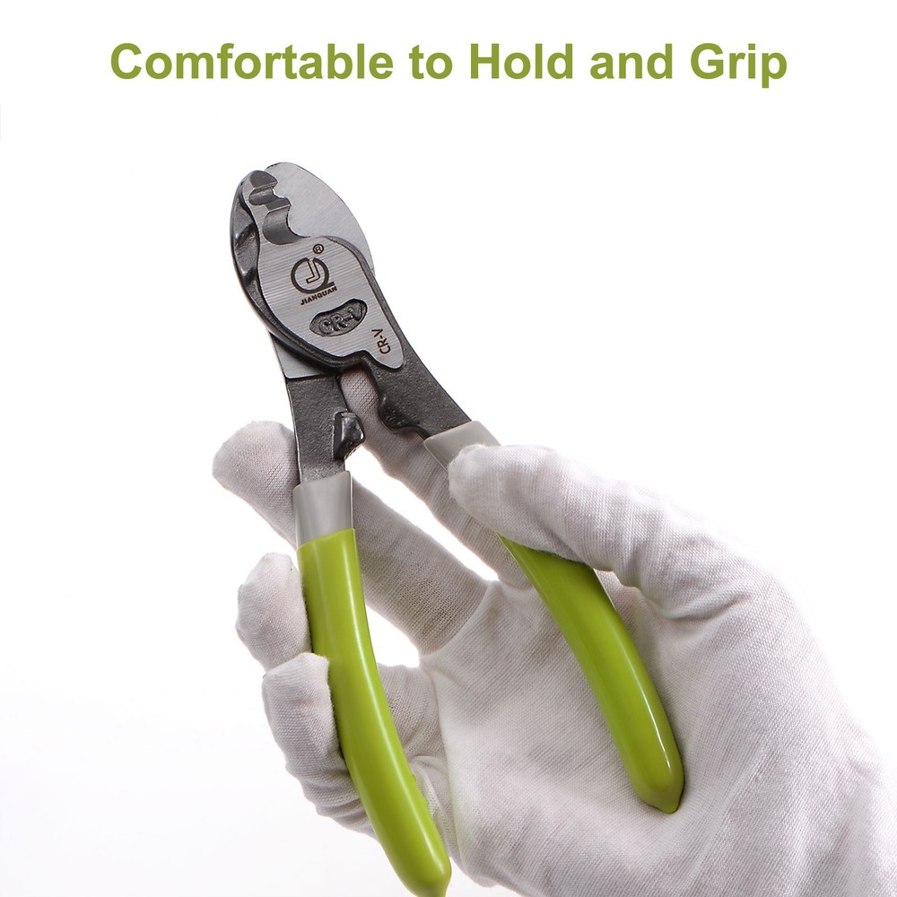 2pcs 6-Inch Cable Cutter for Aluminum, Copper, Wire, Communications Cable